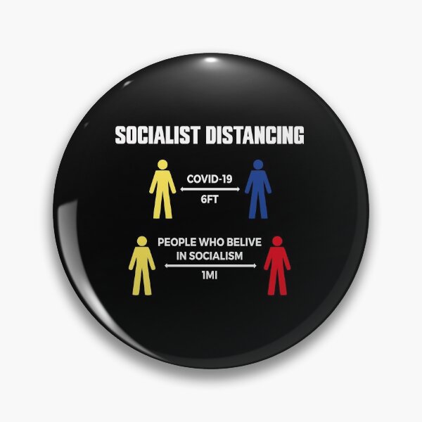 Item preview, Socialist distancing - Socialism distancing funny designed and sold by LibertarianSt.