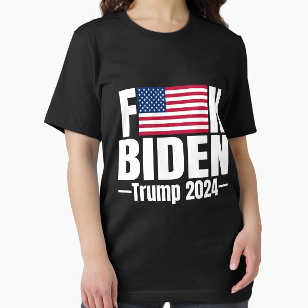 Item preview, Fuck Biden American Flag Trump 2024 Shirt designed and sold by dgavisuals.