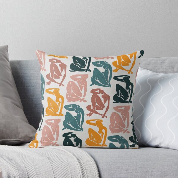 Item preview, Blue nude colorful pattern Henri Matisse abstract art designed and sold by juliaemelian.