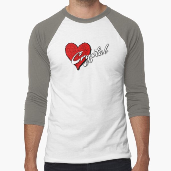 I Heart Crystal First Name I Love Crystal Personalized Premium T-Shirt