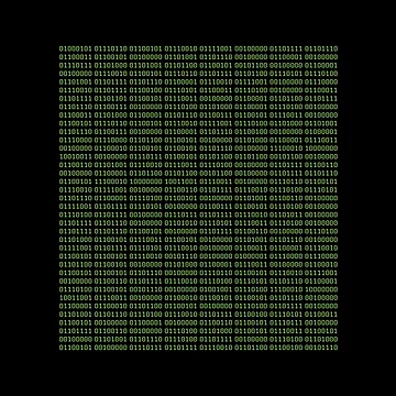 Artwork thumbnail, Matrix binary digits code by SparkleJimmy
