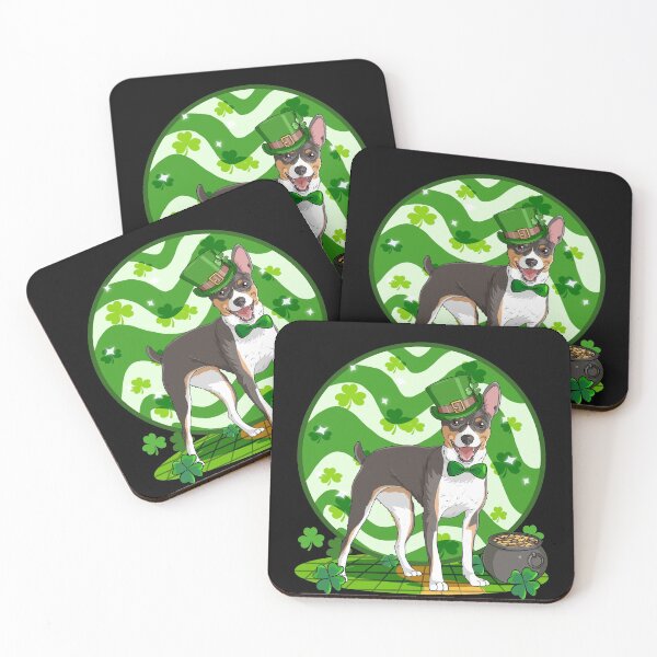 Item preview, Rat Terrier Dog Leprechaun St. Patricks Day  designed and sold by Nosek1ng.