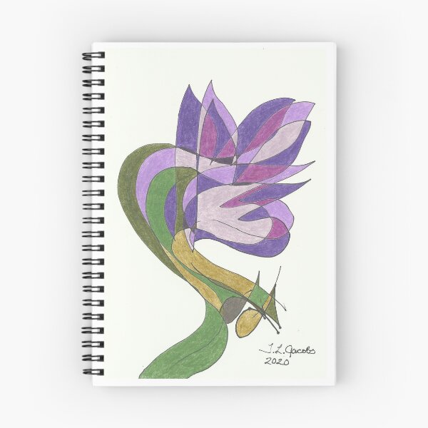 Item preview, PURPLE ABSTRACT FLOWER designed and sold by Artter20.