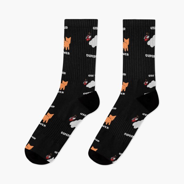 Item preview, Use Your Superpower Cat and the Fly designed and sold by oxoxoxo.