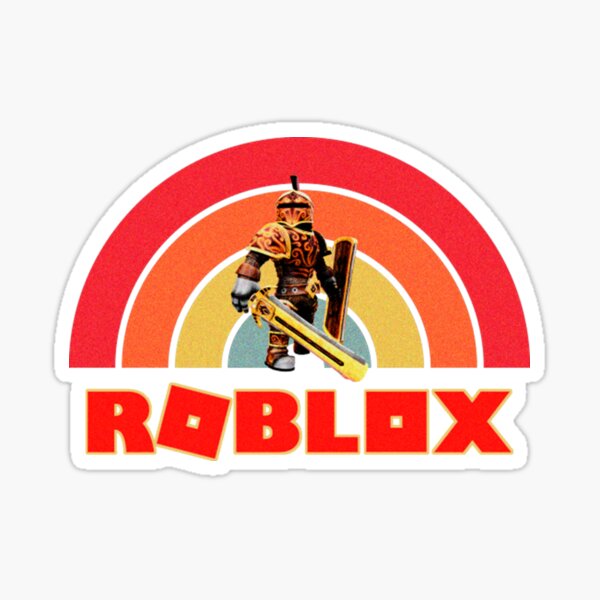 Roblox Characters Stickers Redbubble - prison life roblox rainbow car