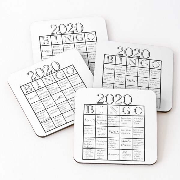 Item preview, 2020 bingo designed and sold by Shensational.