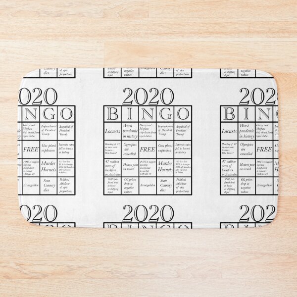 Item preview, 2020 bingo designed and sold by Shensational.