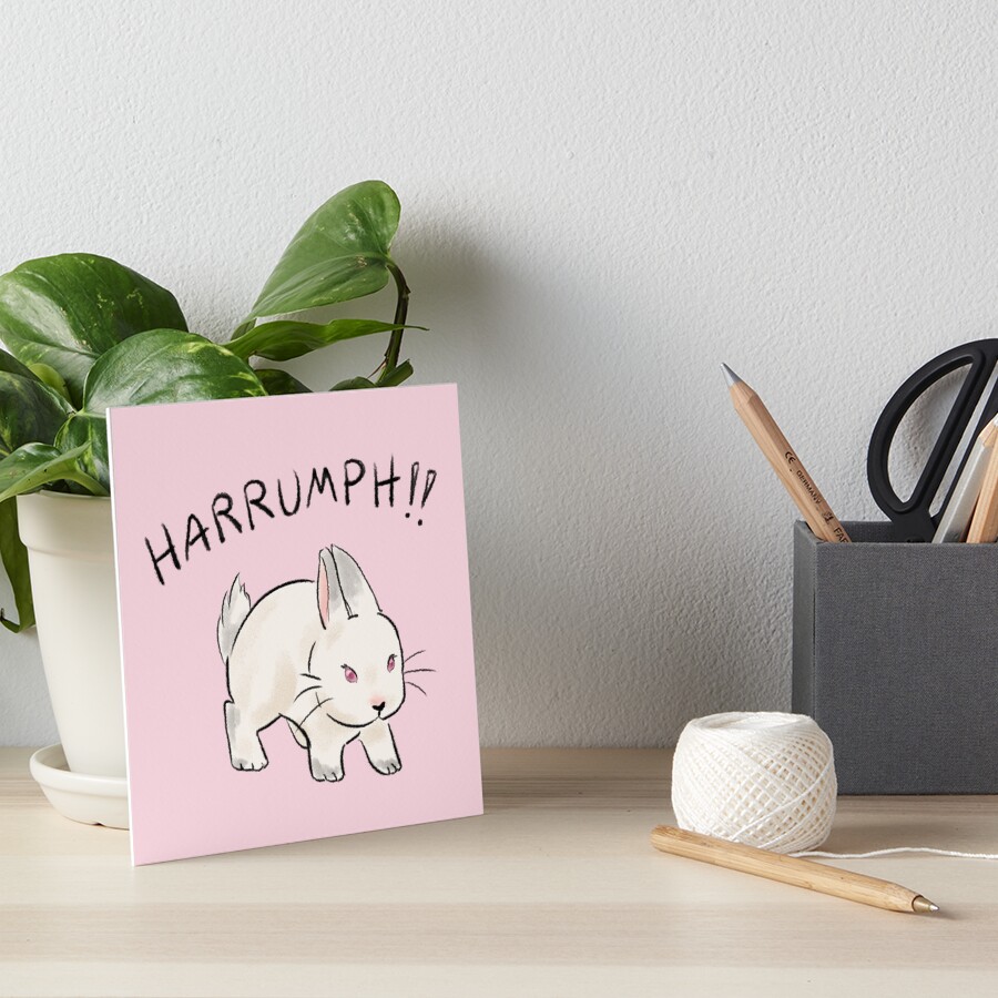 Item preview, Art Board Print designed and sold by TheHungryRabbit.