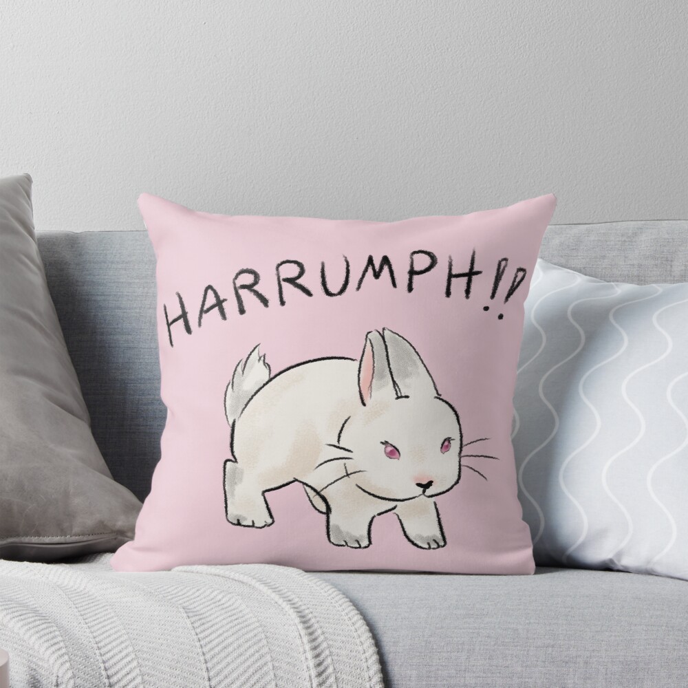 Item preview, Throw Pillow designed and sold by TheHungryRabbit.
