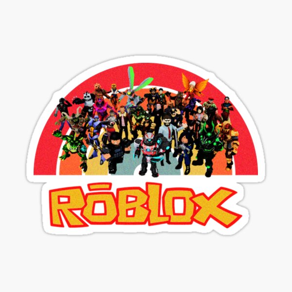 Roblox Rainbow Character Stickers Redbubble - roblox character rainbow