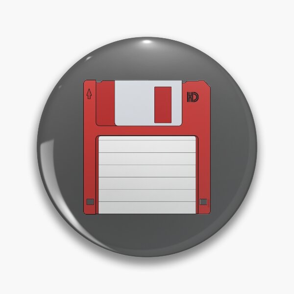 Item preview, 3.5" HD Floppy Disc (Red)  designed and sold by thedrumstick.
