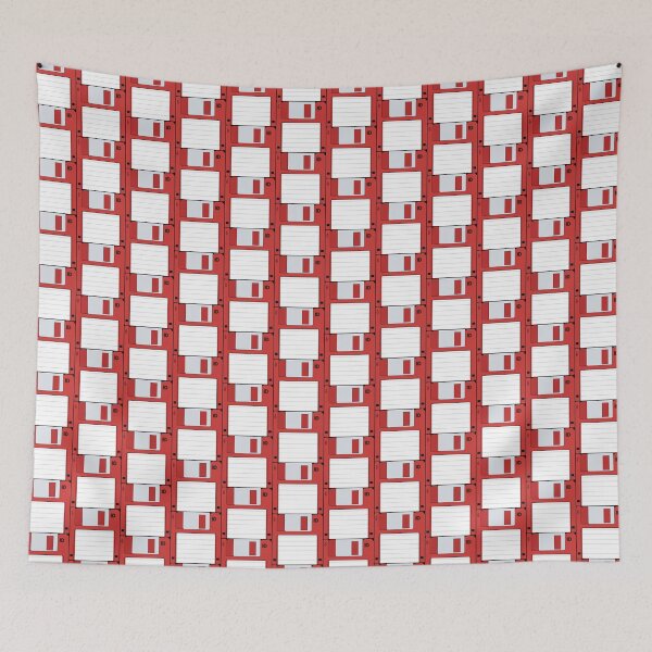 Item preview, 3.5" HD Floppy Disc (Red)  designed and sold by thedrumstick.