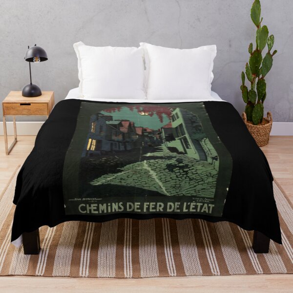 Item preview, retro classic Chemins de fer de Etat poster designed and sold by CorasPosters.