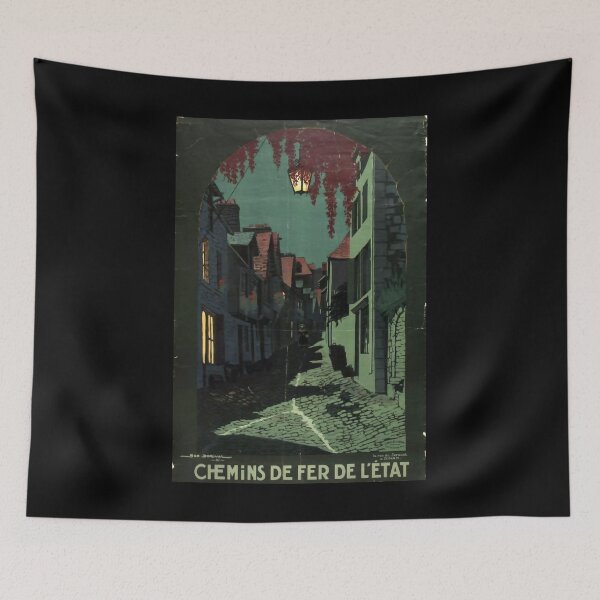 Item preview, retro classic Chemins de fer de Etat poster designed and sold by CorasPosters.