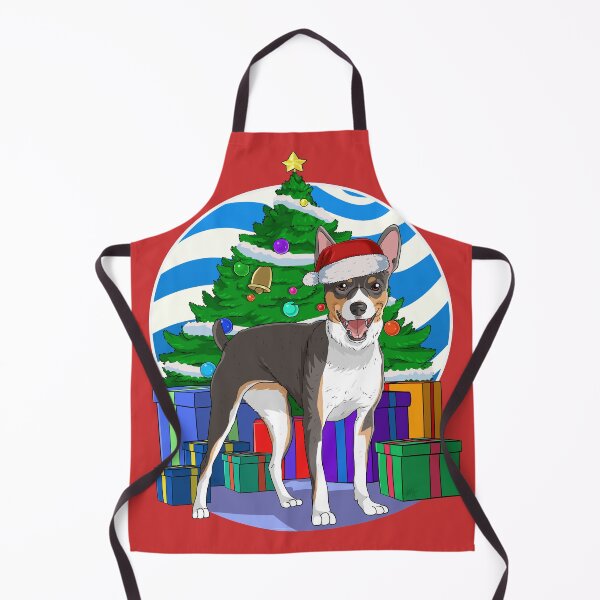 Item preview, Rat Terrier Dog Santa Christmas Tree Ornament Decor designed and sold by Nosek1ng.