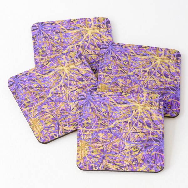 Item preview, Gold and Purple Party Abstract  designed and sold by Katherine Friesen.