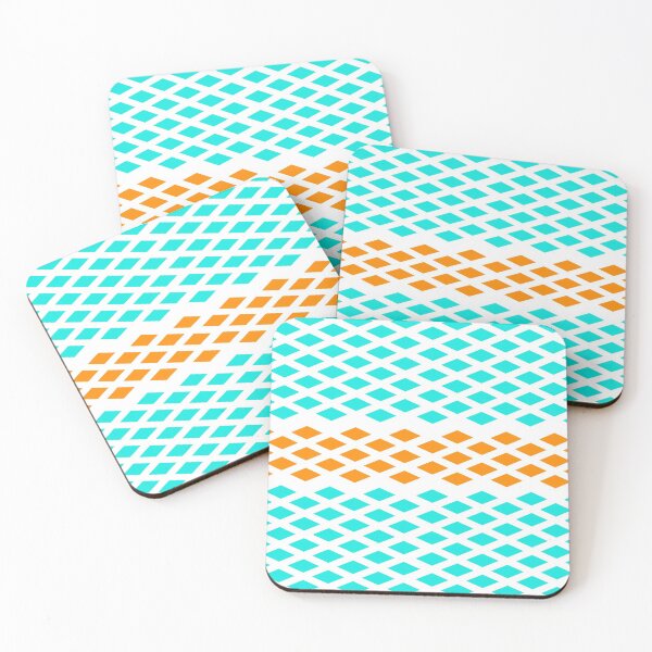 Aperçu de l'œuvre Orange et turquoise créée et vendue par B3N-arts.