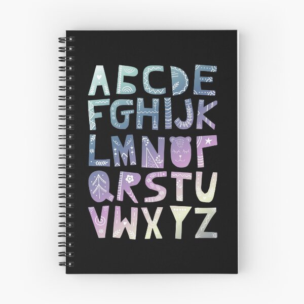 Item preview, Decorated Alphabet (gradient colors) designed and sold by Ofeefee.