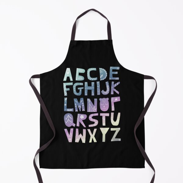 Item preview, Decorated Alphabet (gradient colors) designed and sold by Ofeefee.