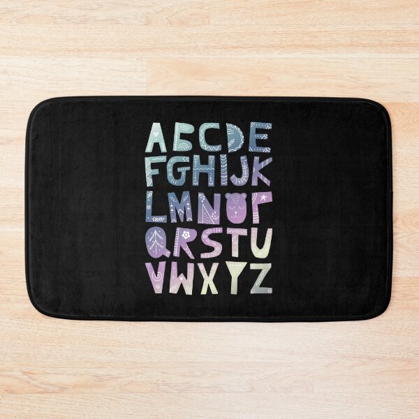 Item preview, Decorated Alphabet (gradient colors) designed and sold by Ofeefee.
