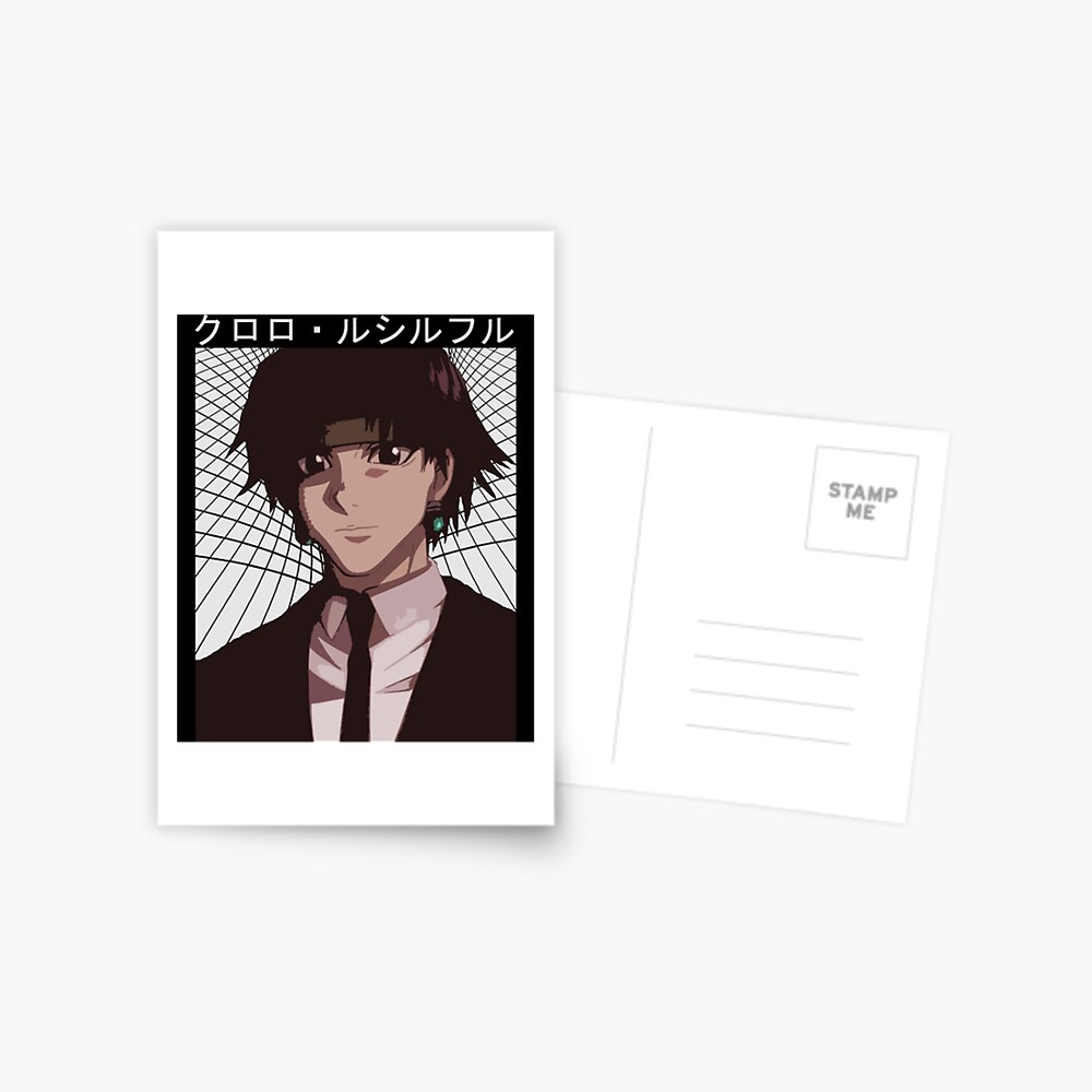 Chrollo Lucilfer Greeting Card By Christopherrive Redbubble