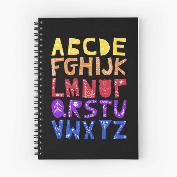Item preview, Decorated Alphabet (bright colors) designed and sold by Ofeefee.