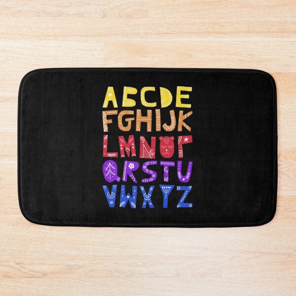 Item preview, Decorated Alphabet (bright colors) designed and sold by Ofeefee.