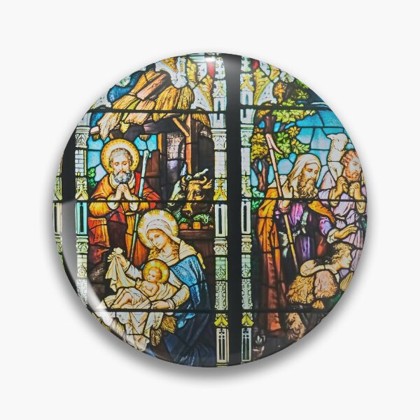 Item preview, Jesus birth in stained glass  designed and sold by urban-color.