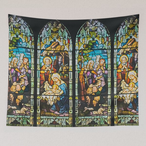 Item preview, Jesus birth in stained glass  designed and sold by urban-color.