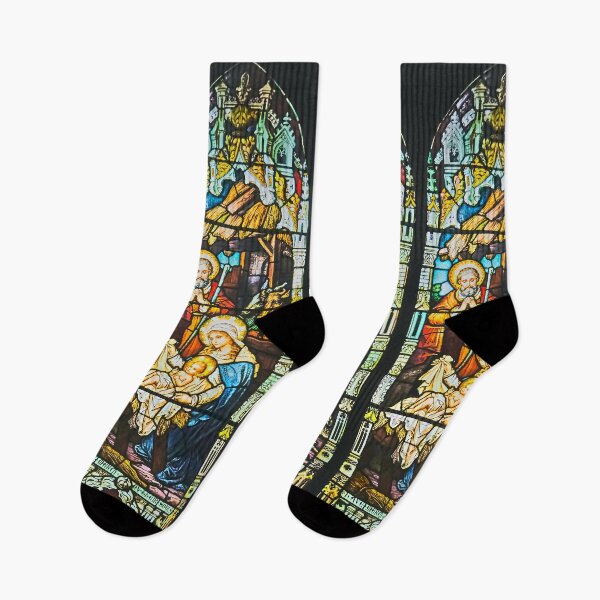 Item preview, Jesus birth in stained glass  designed and sold by urban-color.