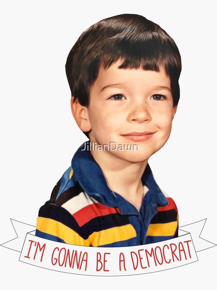 "Baby John Mulaney- I'm Gonna be a Democrat" Sticker for Sale by