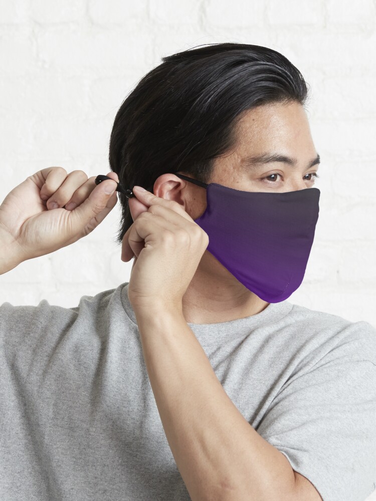 Alternate view of Ombre Purple Mask