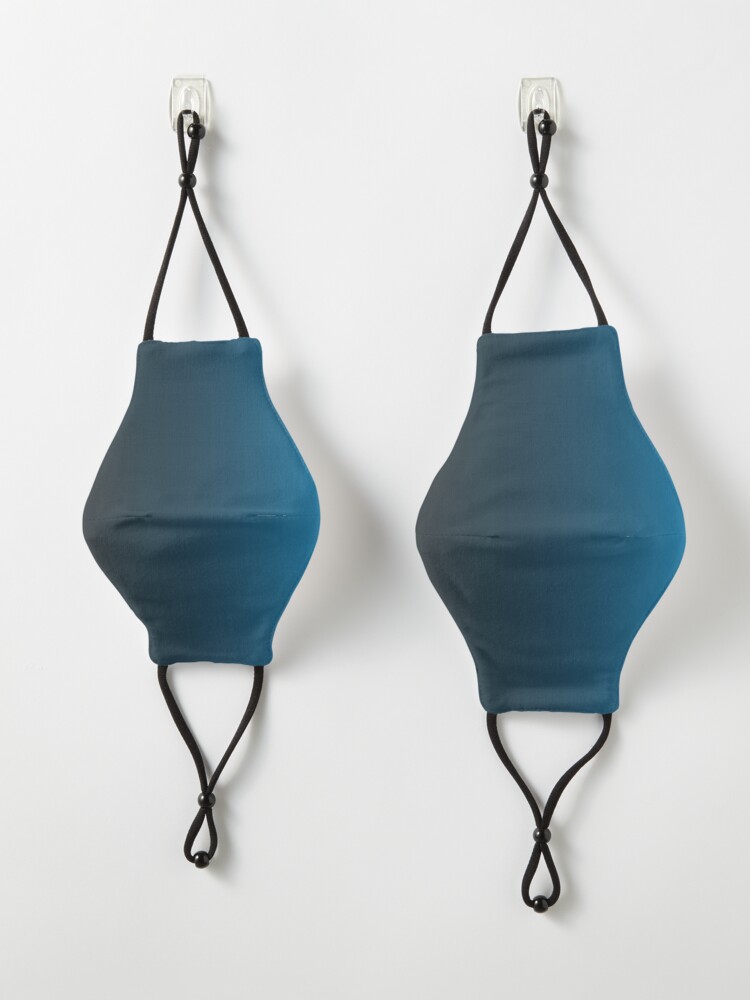 Alternate view of Ombre Cerulean Blue Mask