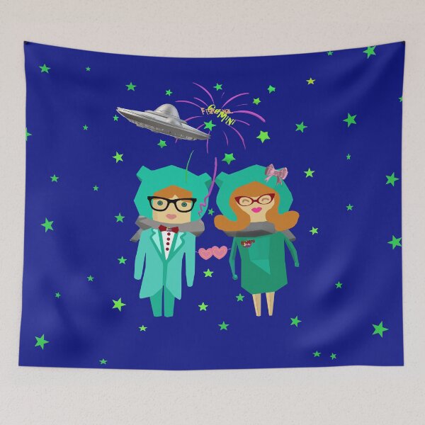 Item preview, Spaced Out Gemini IV (fraternal) designed and sold by lizzystitch.