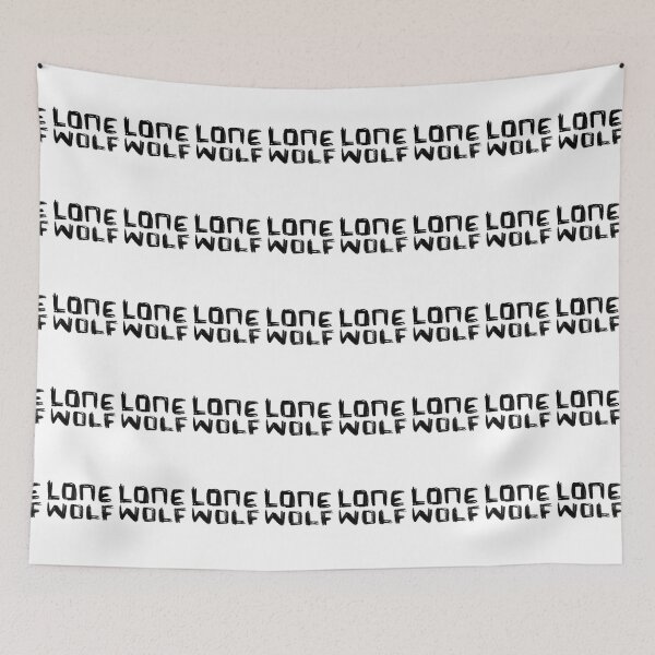 Item preview, Lone Wolf  Handlettering designed and sold by badlydrawnbabe.