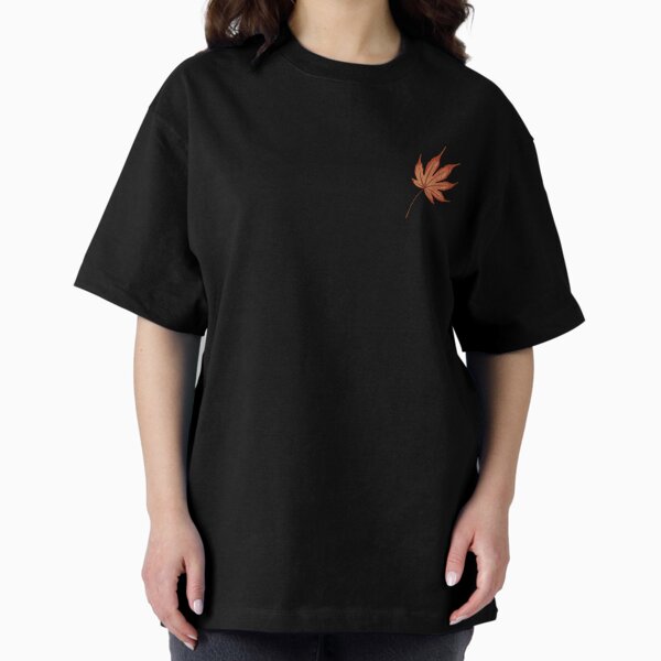 Japanese Maple Leaf Oversized T-Shirt