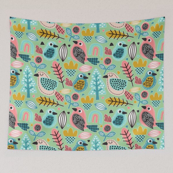 Item preview, Botanical Birds  designed and sold by MarcSabuncu.
