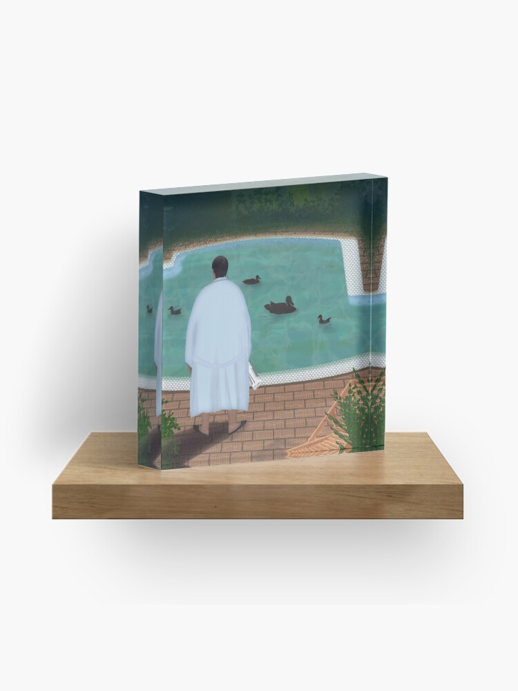 Thumbnail 1 of 5, Acrylic Block, Him, with those ducks... designed and sold by mensijazavcevic.