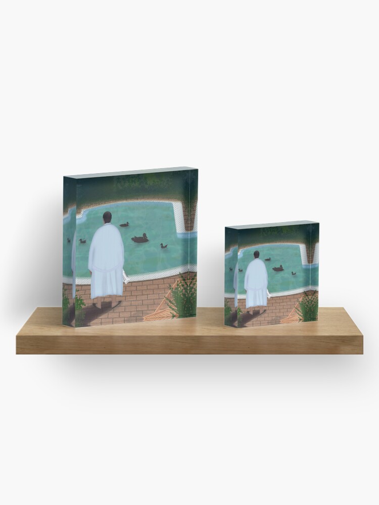 Thumbnail 4 of 5, Acrylic Block, Him, with those ducks... designed and sold by mensijazavcevic.
