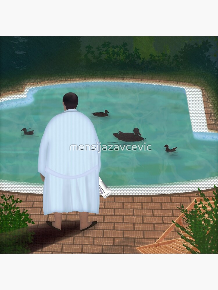 Thumbnail 5 of 5, Acrylic Block, Him, with those ducks... designed and sold by mensijazavcevic.