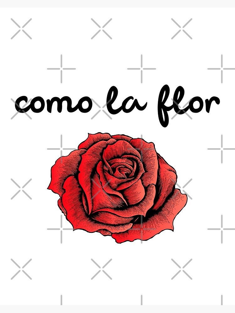 Selena Como La Flor White Heart Song Lyric Print - Song Lyric Designs