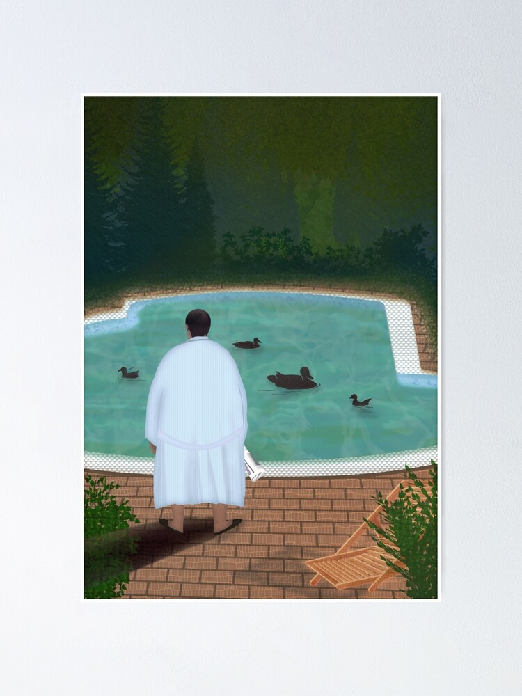 Alternate view of Him, with those ducks... Poster
