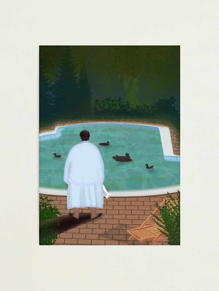 Alternate view of Him, with those ducks... Photographic Print