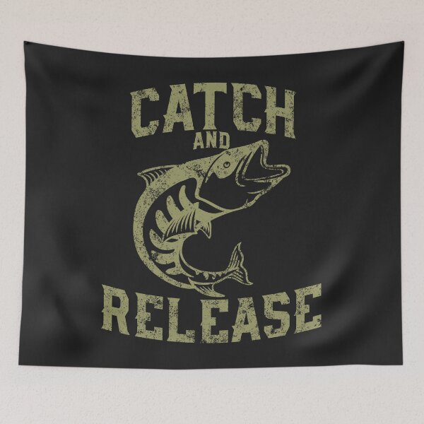 Item preview, Bass Fishing Catch and Release, Fishing Shirt, Bass Fish designed and sold by Teez-Me.