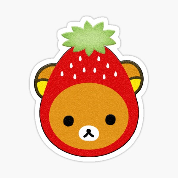 Strawberry Rilakkuma Sticker