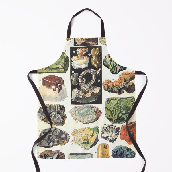 Item preview, Antique Geological Mineral Gemstone Crystals Scientific Illustrations  designed and sold by Karianne Potter.