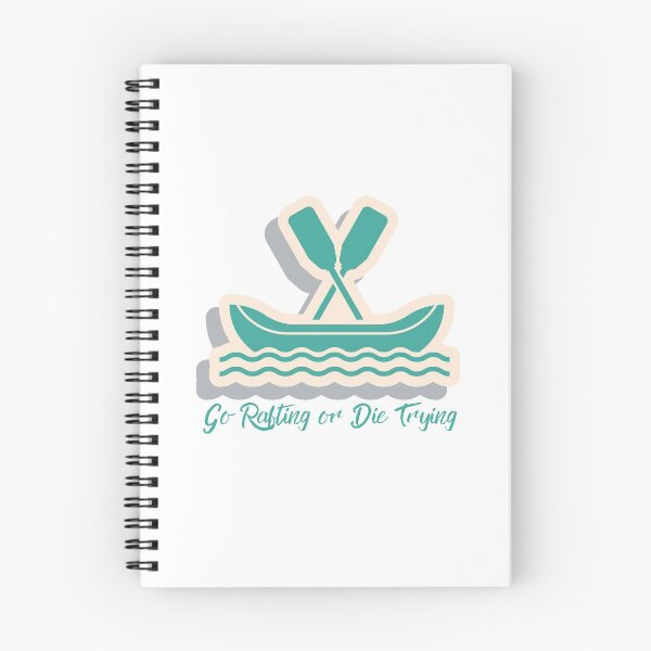 Item preview, Go rafting or die trying - Whitewater Rafting River Cold Snacks Sports Men Paddle/paddler Retro Canoe Kayaking Family designed and sold by CJCTEES.
