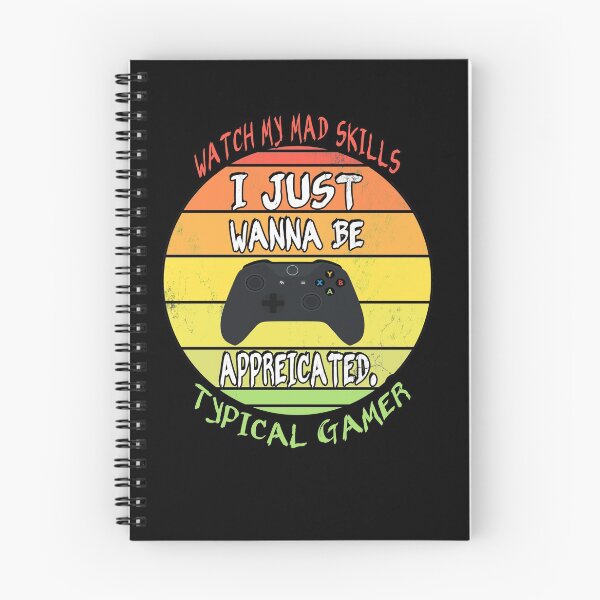 Item preview, Gamer gift with gaming controller, I just wanna be appreicated, retro vintage sunset style designed and sold by Healthy-Sarcasm.