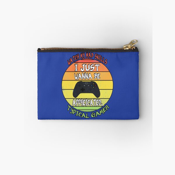 Item preview, Gamer gift with gaming controller, I just wanna be appreicated, retro vintage sunset style designed and sold by Healthy-Sarcasm.