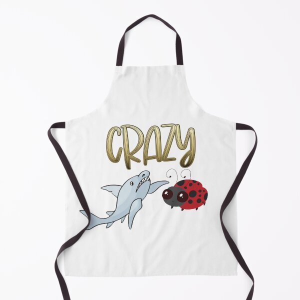Item preview, Crazy Shark Lady Ladybug designed and sold by Bliss Find And Design.